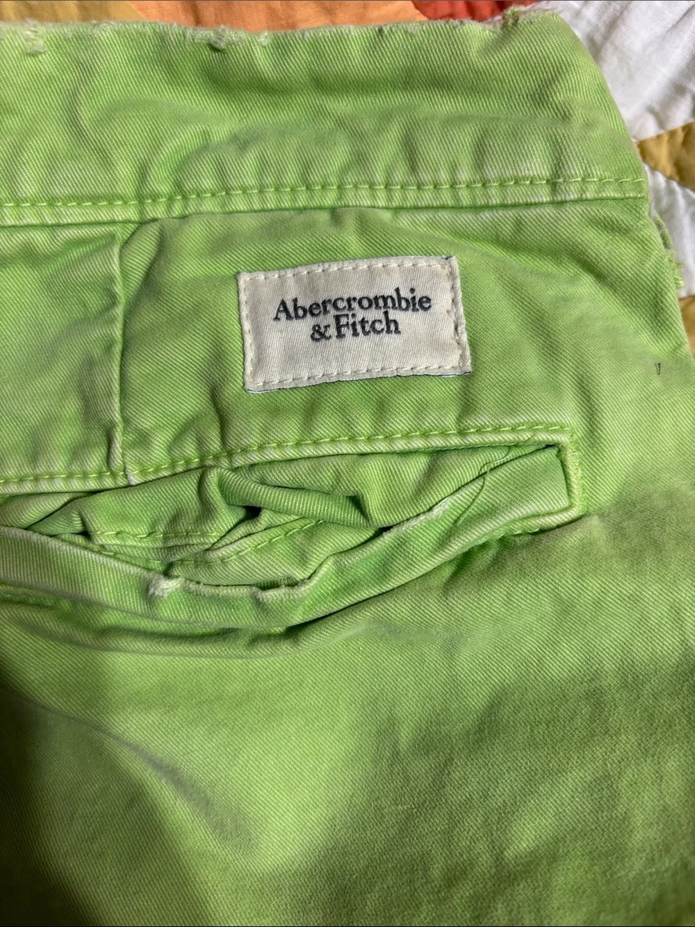 Abercrombie & Fitch Lime Green Shorts